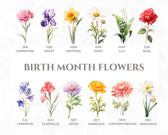 Custom Birth Month Flower Dress – Made Just for You!